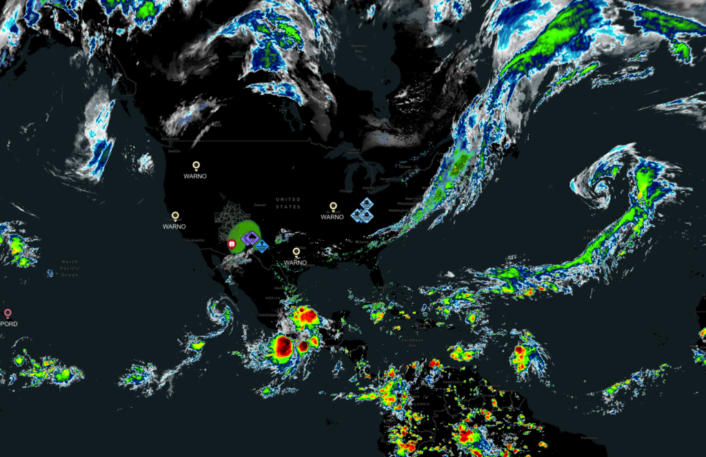daily operating picture for a Team Rubicon gis disaster response volunteer